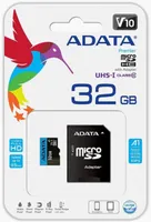 Карта памяти 32Gb AData Premier AUSDH32GUICL10A1-RA1, SD Micro, SDHC Class 10, UHS-I U1, переходник