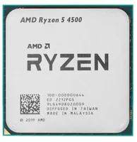 Процессор AMD Ryzen 5 4500, 3.6GHz, AM4, 6 cores, OEM