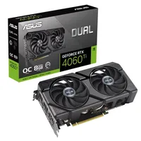 Видеокарта GeForce RTX 4060 Ti, 8Gb GDDR6 128bit, ASUS DUAL-RTX4060TI-O8G-EVO, RTL