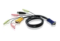 Кабель ATEN  HD15M/USB A (M) SPHD15 M3MUL 2L-5203U