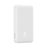 Внешний аккумулятор 5000мАч Baseus Magnetic Mini Wireless Fast Charge PPCXM05, белый (P10022107223-00)