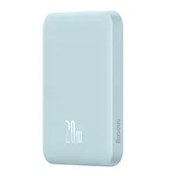 Внешний аккумулятор 10000мАч Baseus Magnetic Mini PPCXM10 PPCX110103, голубой