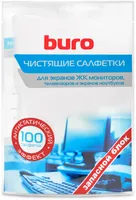 Влажные чистящие салфетки Buro BU-Zscreen, мягкая упаковка 100шт