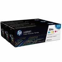 Картридж HP 304A, тройная упаковка (CC531A, CC532A, CC533A) CF372AM