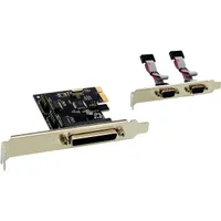 Контроллер 1 x LPT (DB25) + 2 x COM9, ExeGate EXE-303 EX281226RUS, PCI-E x1