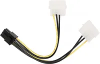 Переходник питания видеокарт (2big - 6pin), Gembird/Cablexpert CC-PSU-6