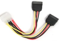Переходник Molex -2xSATA, Gembird/Cablexpert CC-SATA-PSY-0.3M