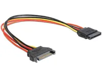 Удлинительный кабель питания SATA (M) - SATA (F), 0.5м, Gembird/Cablexpert CC-SATAMF-02