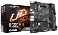 Материнская плата Gigabyte B550M K, AM4, (HDMI, DP), 4xDDR IV, mATX