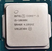 Процессор Intel Core i5-10600K, 4.1GHz, LGA1200, 6 cores, SVGA, OEM