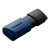 64Gb Kingston DataTraveler Exodia M DTXM/64GB, USB3.2, Black/Blue