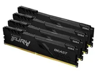 Оперативная память 64Gb Kingston FURY Beast Black KF432C16BB1K4/64, DDR IV, PC-25600, 3200MHz, kit 4x16Gb