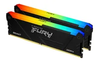 Оперативная память 64Gb Kingston FURY Beast Black RGB KF432C16BB2AK2/64, DDR IV, PC-25600, 3200MHz, kit 2x32Gb
