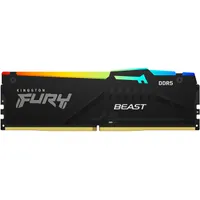 Оперативная память 16Gb Kingston FURY Beast RGB KF552C40BBA-16, DDR V, PC-41600, 5200MHz