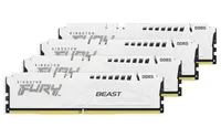 Оперативная память 128Gb Kingston FURY Beast White KF552C40BWK4-128, DDR V, PC-41600, 5200MHz, kit 4x32Gb