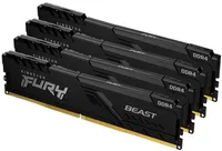 Оперативная память 128Gb Kingston FURY Beast Black KF556C40BBK4-128, DDR V, PC-44800, 5600MHz, kit 4x32Gb