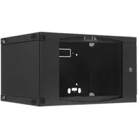 Шкаф коммутационный Lanmaster Next (TWT-CBWNG-6U-6X4-BK) настенный 6U 550x450мм пер.дв.стекл 60кг черный 13кг 329мм TWT-CBWNG-6U-6X4-BK