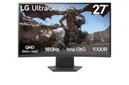 Монитор 27" LG 27GS60QC-B, 2560x1440, VA, 180Hz (2xHDMI, DP)