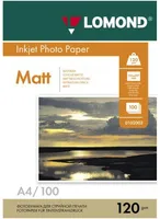 Фотобумага Lomond 0102003 A4/120г/м2/100л./белый матовое для струйной печати