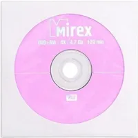 DVD+RW 4.7Gb 4x Mirex UL130022A4C 1шт бумажный конверт с окном