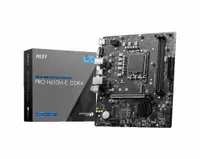 Материнская плата MSI PRO H610M-E DDR4, LGA1700, (VGA, HDMI), 2xDDR IV, mATX