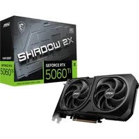 Видеокарта GeForce RTX 5060 Ti, 16Gb GDDR7 128bit, MSI RTX 5060 Ti 16G SHADOW 2X OC PLUS, RTL