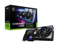 Видеокарта GeForce RTX 5080, 16Gb GDDR7 256bit, MSI RTX 5080 16G GAMING TRIO OC, RTL