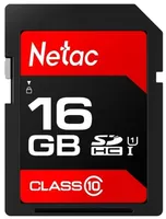 Карта памяти 16Gb Netac P600 NT02P600STN-016G-R, SD, SDHC Class 10, UHS-I U1