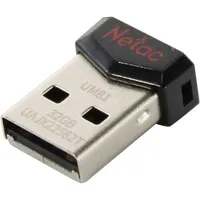 32Gb Netac UM81 NT03UM81N-032G-20BK, USB2.0, Black