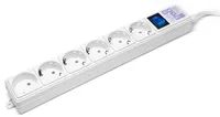 Сетевой фильтр 3м 6 розеток Power Cube SPG(5+1)-16B-3М белый
