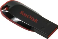 128Gb SanDisk Cruzer Blade SDCZ50-128G-B35, USB2.0, Black