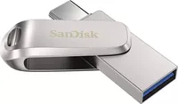 512Gb SanDisk Ultra Dual Drive Luxe SDDDC4-512G-G46, USB3.2 Type-A/Type-C, Silver