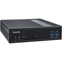 Платформа Shuttle 74R-DL30N-003-SHU-001, Intel N100/ 2xSODIMM DDR V/noSSD/ Black