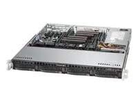 Серверный корпус SuperMicro CSE-813MFTQC-R407CB, 400Вт, 4x3.5", 1U