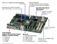Материнская плата Supermicro X10SAE (MBD-X10SAE), LGA1150, 4xDDR III, E-ATX
