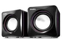 Акустика Sven 315, пластик, 2х2.5Вт, 100Гц-20кГц, USB, черный