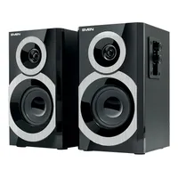 Акустика Sven SPS-619, дерево, 2x10Вт, 70Гц-22кГц, черный