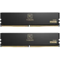 Оперативная память 128Gb Team T-Create Expert Black CTCED5128G6400HC42CDC01, DDR V, PC-51200, 6400MHz, kit 2x64Gb