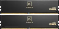 Оперативная память 64Gb Team T-Create Expert Black CTCED564G6000HC34BDC01, DDR V, PC-48000, 6000MHz, kit 2x32Gb