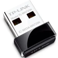 Сетевая карта Wi-Fi, TP-Link TL-WN725N, 2.4GHz, 150MBps, USB