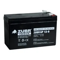 12V / 9Ah, аккумулятор для UPS, ZUBR GP 12V 9Ah