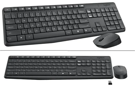 Набор Logitech Wireless Desktop MK235, USB, черный, (920-007948)