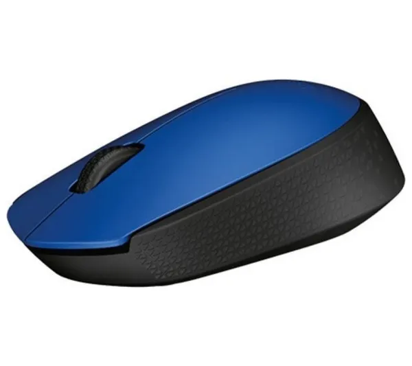 Мышь Logitech Wireless M171, USB, синий-черный, 910-004640