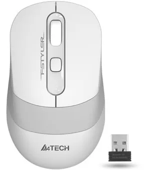 Мышь A4Tech Fstyler FG10S, белый/серый