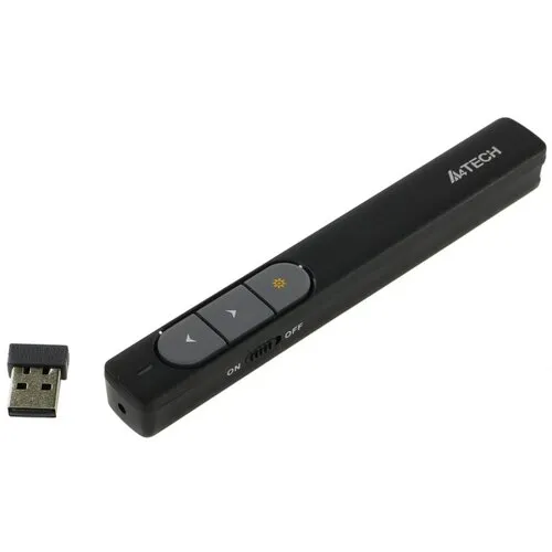 Презентер A4Tech LP15 Radio USB черный