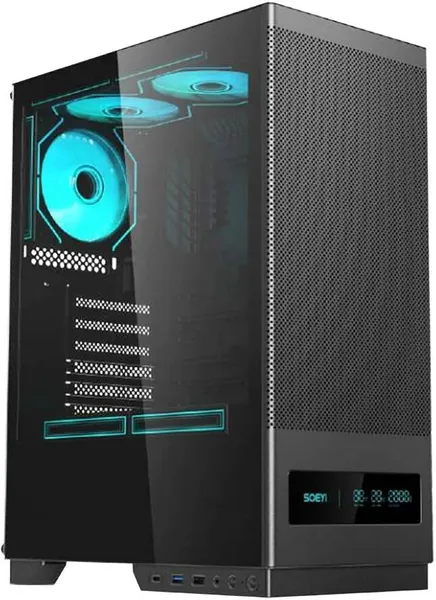 Корпус ACD Citadel 108DB Black AH-SI1G0-000, без БП, ATX