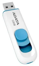 64Gb AData C008 AC008-64G-RWE, USB2.0, White/Blue