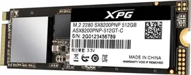 512Gb SSD AData XPG SX8200 Pro ASX8200PNP-512GT-C, (3500/2300), NVMe M.2