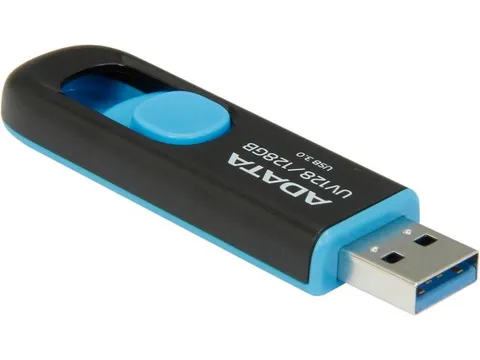 128Gb AData UV128 AUV128-128G-RBE, USB3.0, Black/Blue