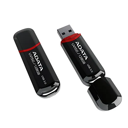128Gb AData UV150 AUV150-128G-RBK, USB3.0, Black